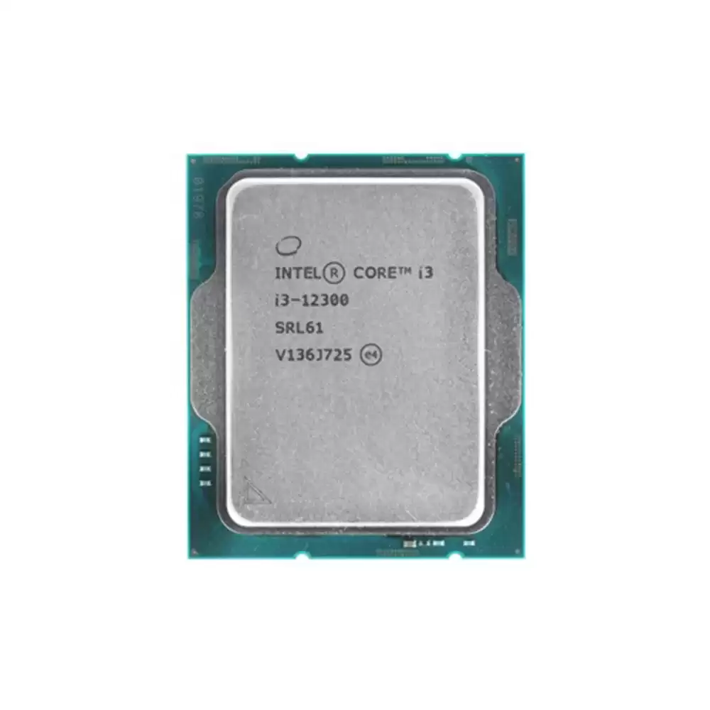 Intel SRL61 Core i3-12300 Quad-Core 3.50GHz 16GT/s DMI 12MB Socket LGA1700 Processor