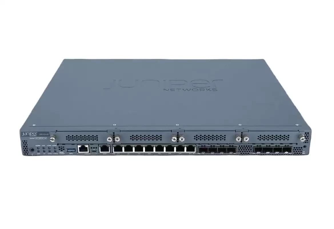 Juniper SRX340-SYS-JE SRX340 Series 8-Ports 1GbE RJ-45 8-Ports SFP Rack Mountable Services Gateway 