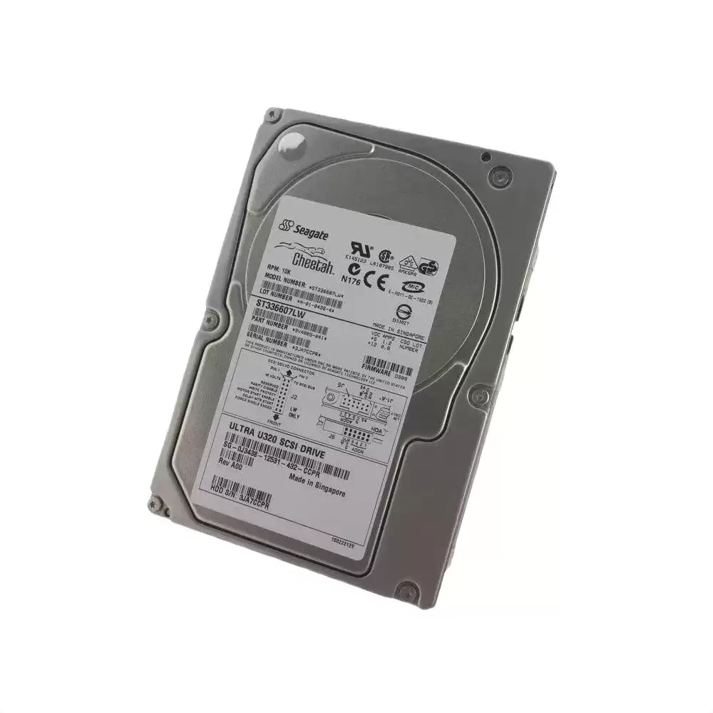 Seagate ST336607LW Cheetah 10K.6 36.4GB Ultra-320 SCSI 68-Pin 10000RPM 8MB Cache 3.5-inch Internal Hard Drive