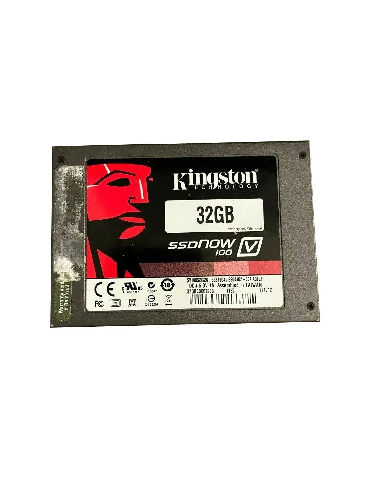 Kingston SV100S2/32G SSDNow V100 32GB SATA 3Gb/s 2D NAND MLC 2.5-inch Solid State Drive