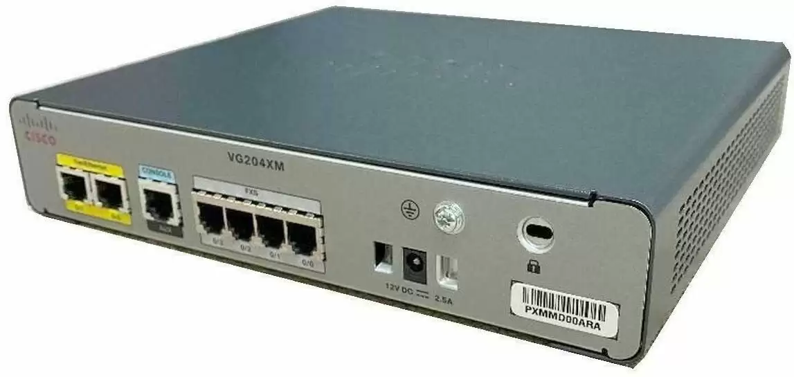 Cisco VG204XM VG350 2-Ports Ethernet and 4-Ports FXS Analog Voice Phone Gateway