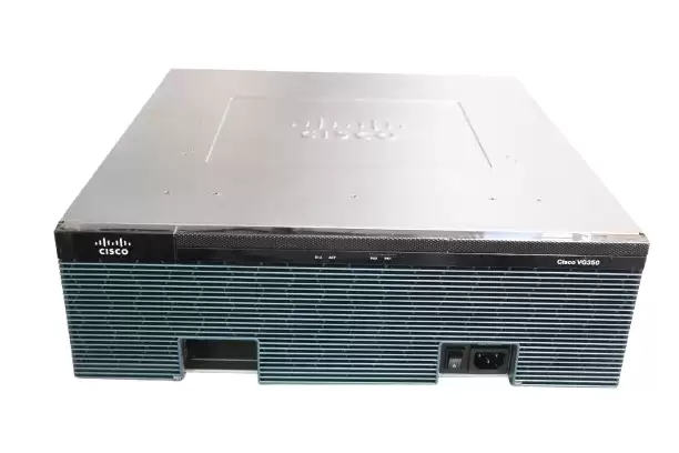 Cisco VG350/K9 VG350 2-Ports 1GbE Ethernet 3U Rack Mountable High Density VoIP Analog Gateway