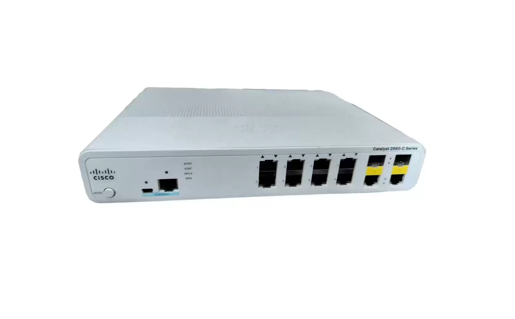 Cisco WS-C2960CX-8TC-L Catalyst 2960-CX Series 8-Ports 10/100/1000BASE-T Ethernet Layer-2 Rack-Mountable Managed Compact Switch with 2-Ports SFP
