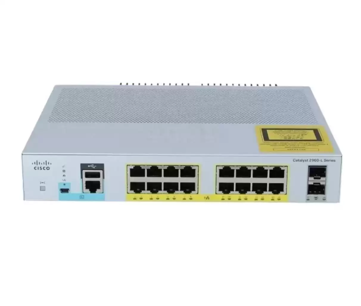 Cisco WS-C2960L-16PS-LL Catalyst 2960-L 16-Ports 1GbE PoE Layer 2 Rack Mount Managed Network Switch