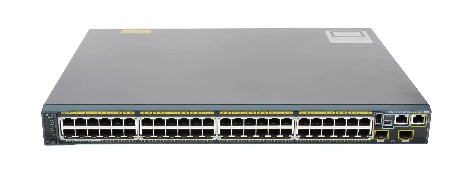 Cisco WS-C2960S-48FPD-L Catalyst 2960-S 48-Ports 1GbE RJ-45 Layer 2 Rack Mount Network Switch