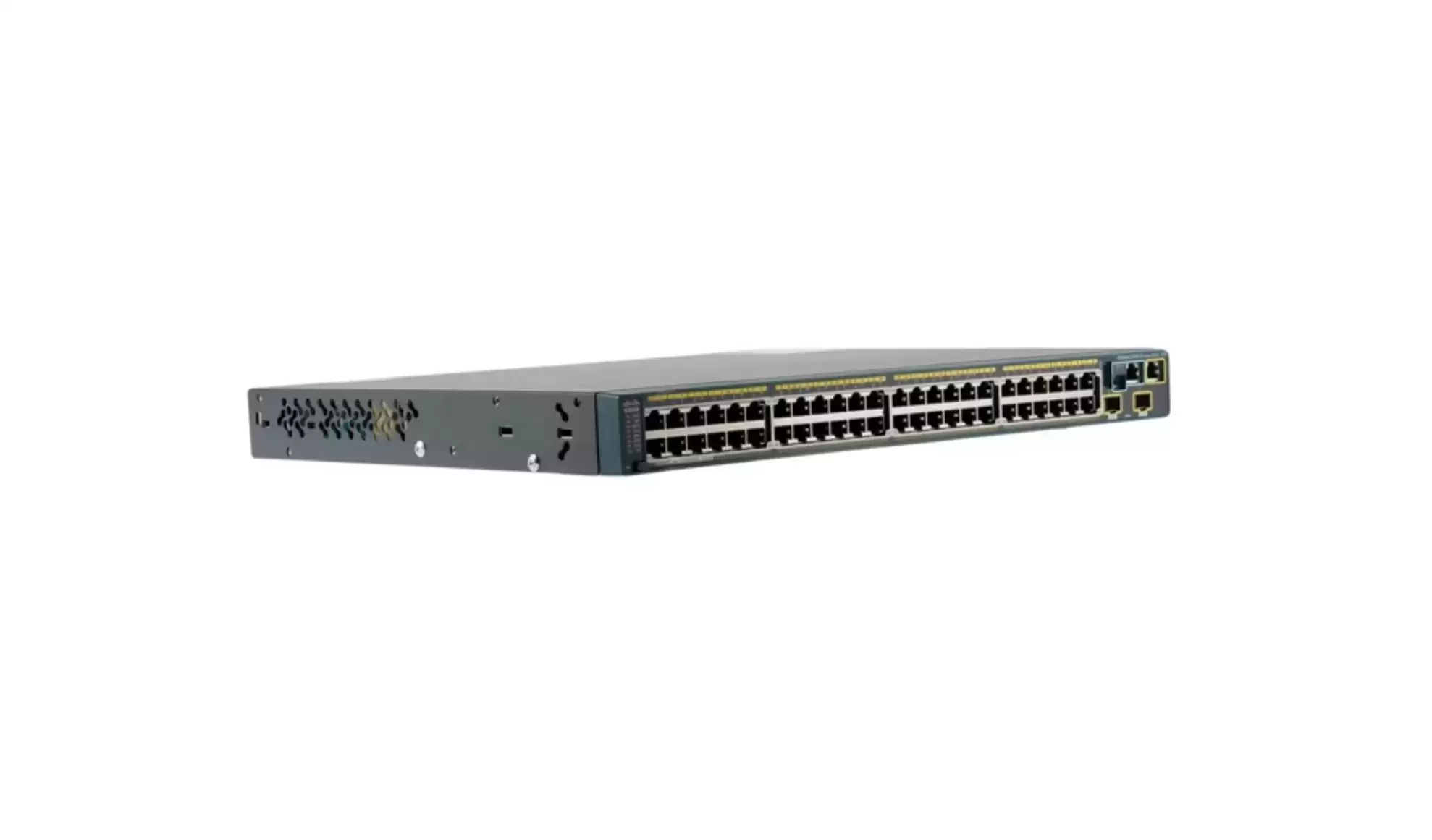 Cisco WS-C2960S-48LPD-L Catalyst 2960-S Series 48-Ports 10/100/1000BASE-T Ethernet Layer 2 Rack Mountable Managed Network Switch with 2-Ports SFP+