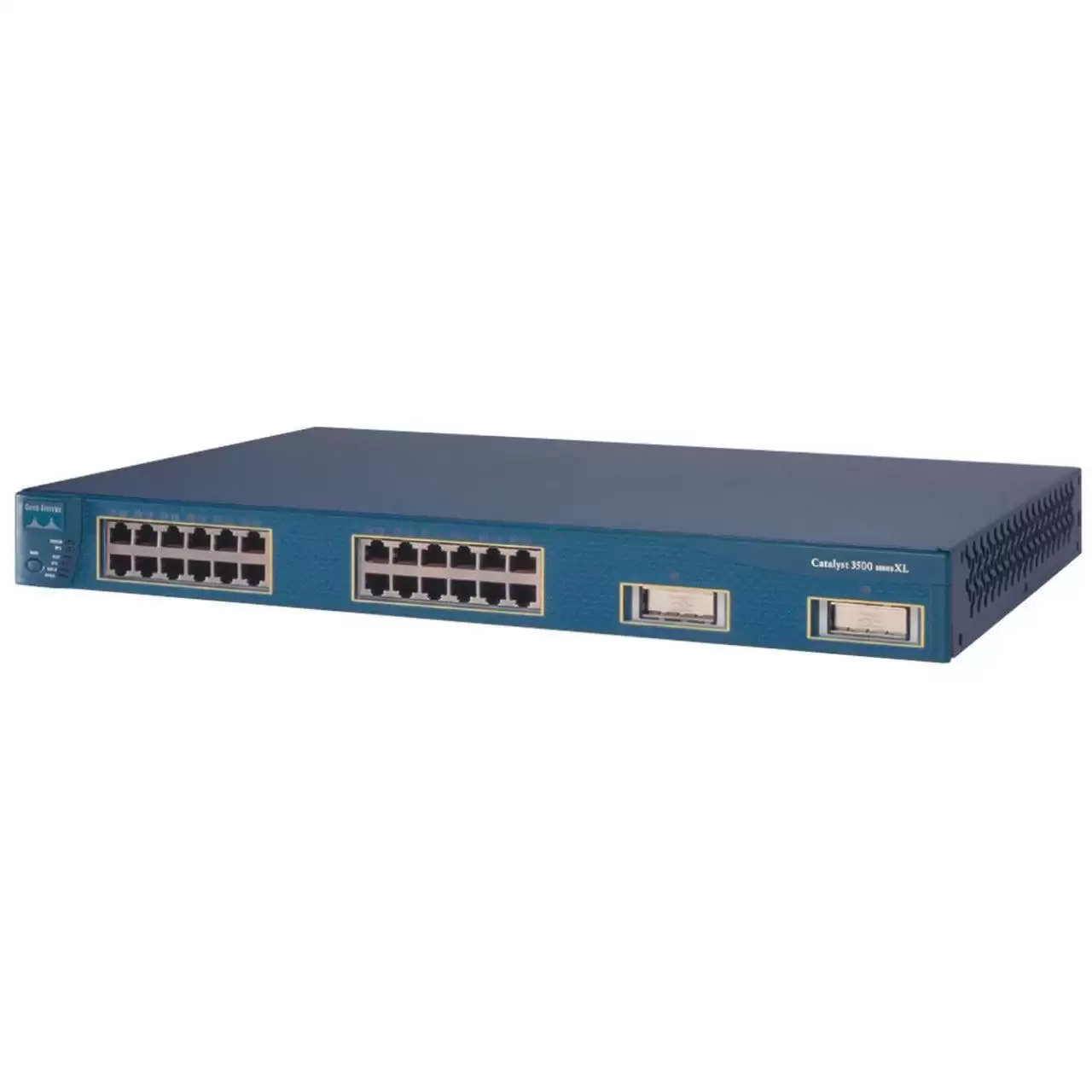 Cisco WS-C3550-24PWR-EMI Catalyst 3550 24-Ports 1GbE RJ-45 Rack Mountable Layer 3 Managed Inline Network Switch