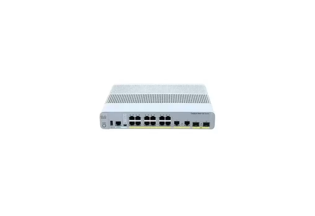 Cisco WS-C3560CX-12PC-S Catalyst 3560-CX 12-Ports 1GbE PoE+ Rack Mount Managed Network Switch