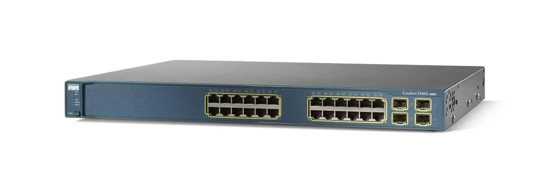 Cisco WS-C3560G-24TS-E Catalyst 3560 24-Ports 1GbE RJ-45 Layer 3 Rack Mount Managed Network Switch