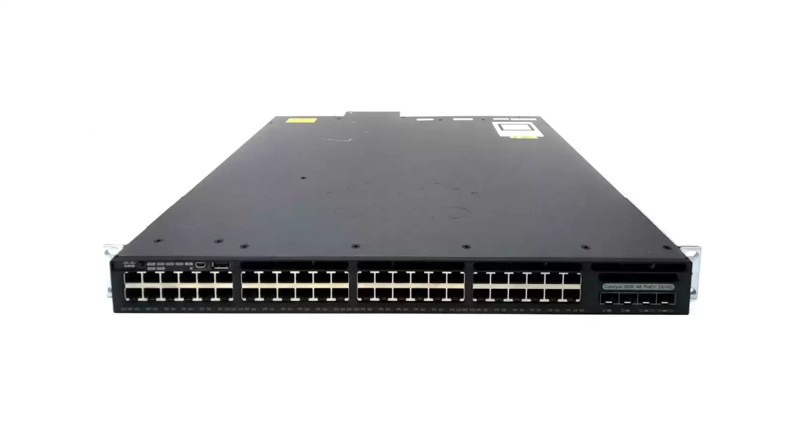 Cisco WS-C3650-48FD-L Catalyst 3650 Series 48-Ports 10/100/1000BASE-T PoE+ Layer 2 Rack Mountable Managed Network Switch with 2-Ports SFP+