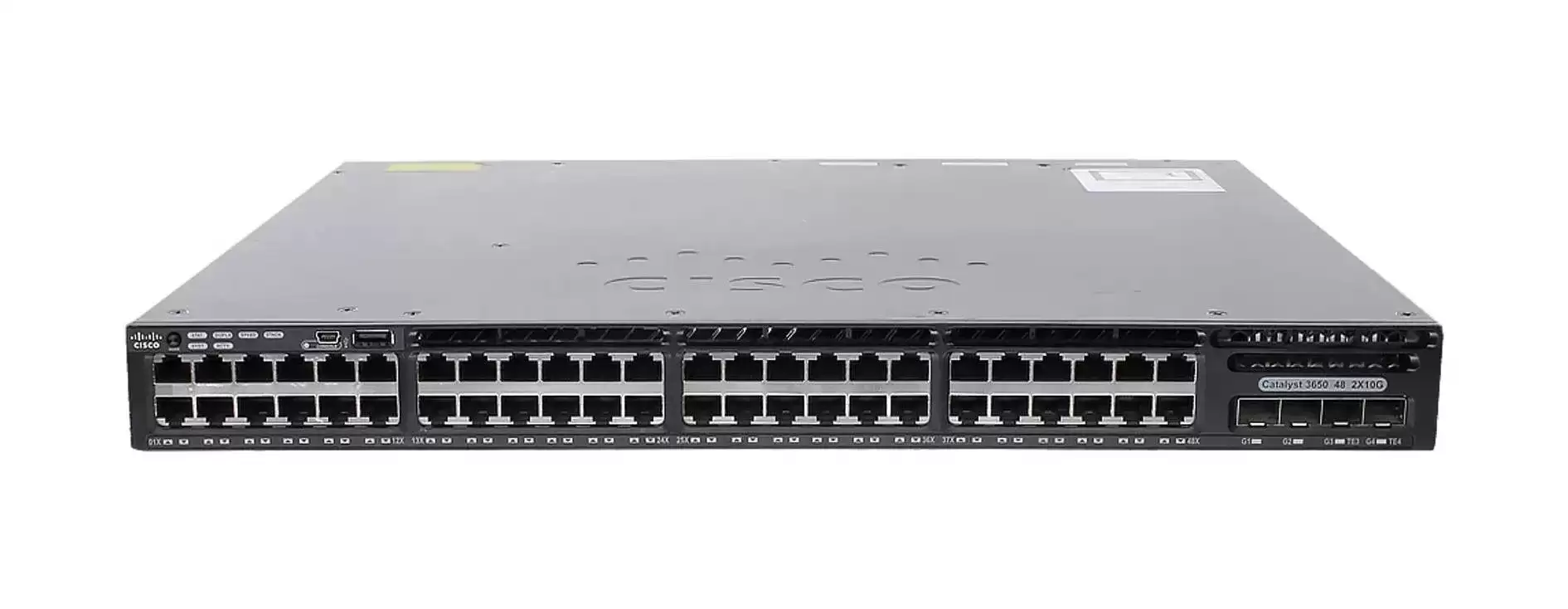 Cisco WS-C3650-48TD-L Catalyst 3650 48-Ports 1GbE RJ-45 Layer 2 Rack Mount Managed Network Switch