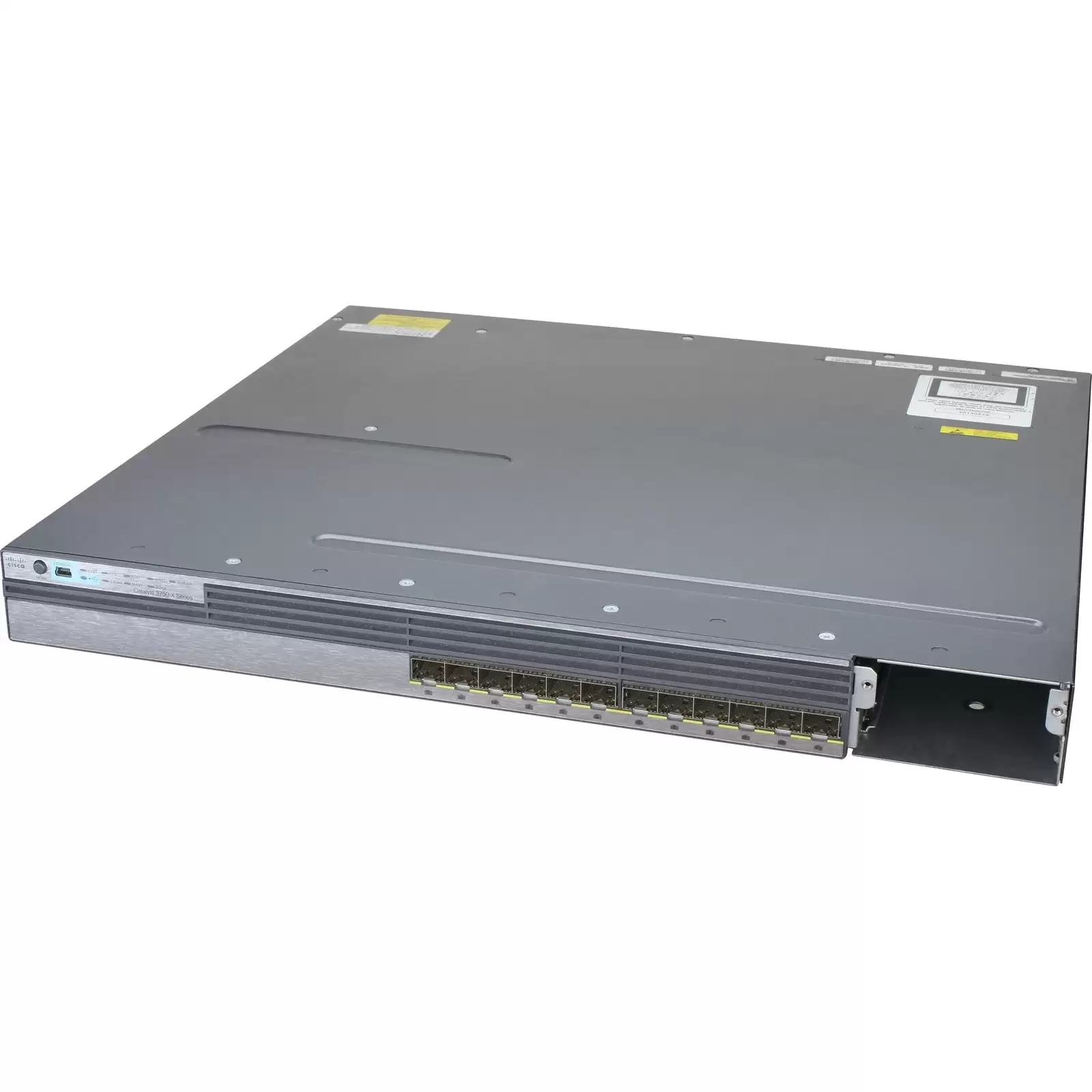Cisco WS-C3750X-12S-E Catalyst 3750-X Series 12-Ports 1GbE SFP Rack Mountable Layer 3 Managed Stackable Switch