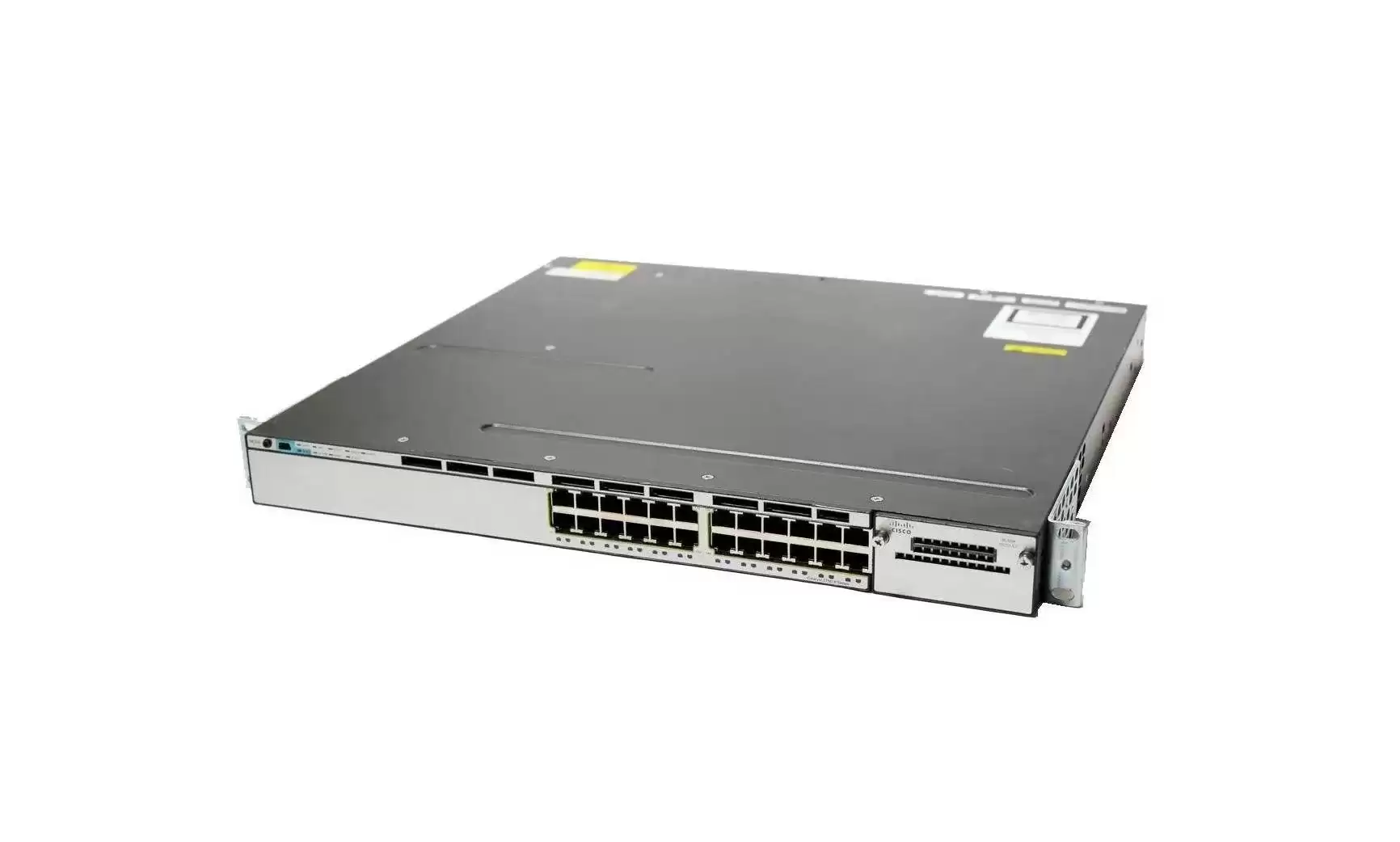 Cisco WS-C3750X-24T-S Catalyst 3750-X 24-Ports 1GbE PoE Layer 3 Rack Mount Managed Stack Switch