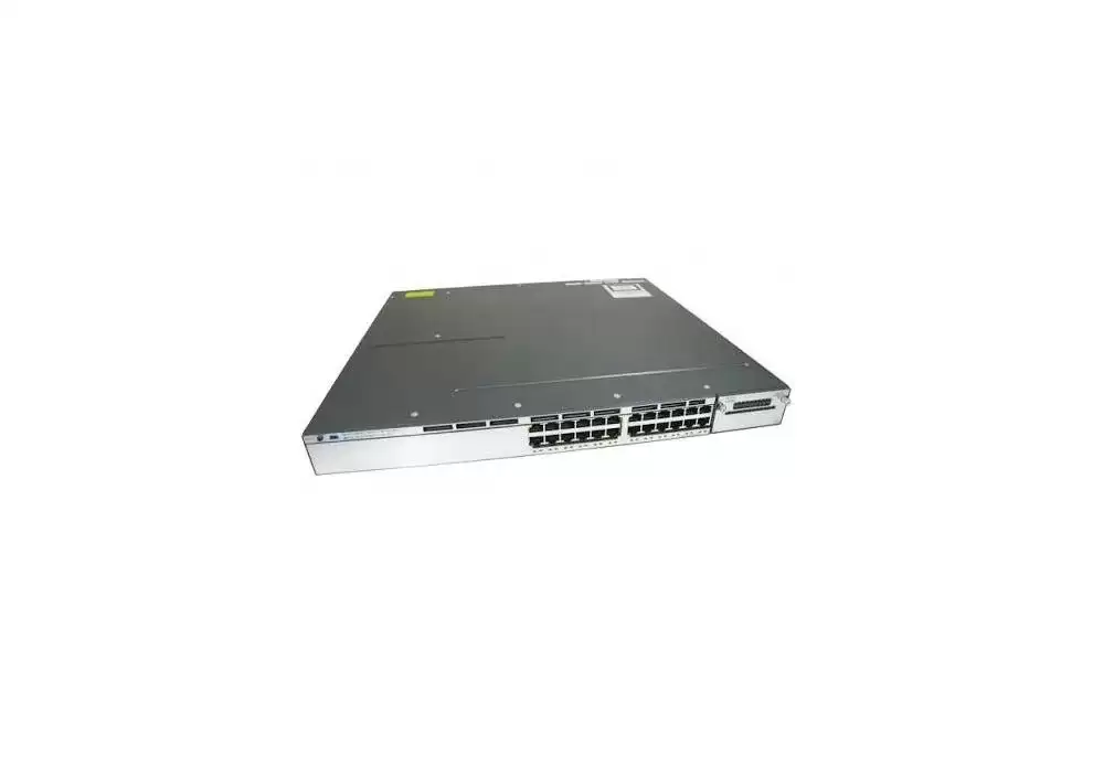 Cisco WS-C3750X-24U-E Catalyst 3750-X 24-Ports 1GbE UPoE Layer 3 Rack Mount Managed Stack Switch