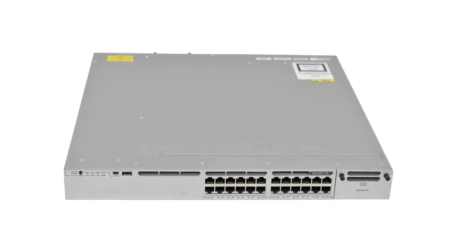 Cisco WS-C3850-24P-L Catalyst 3850 24-Ports 1GbE PoE+ Layer 3 Rack Mount Managed Stackable Switch