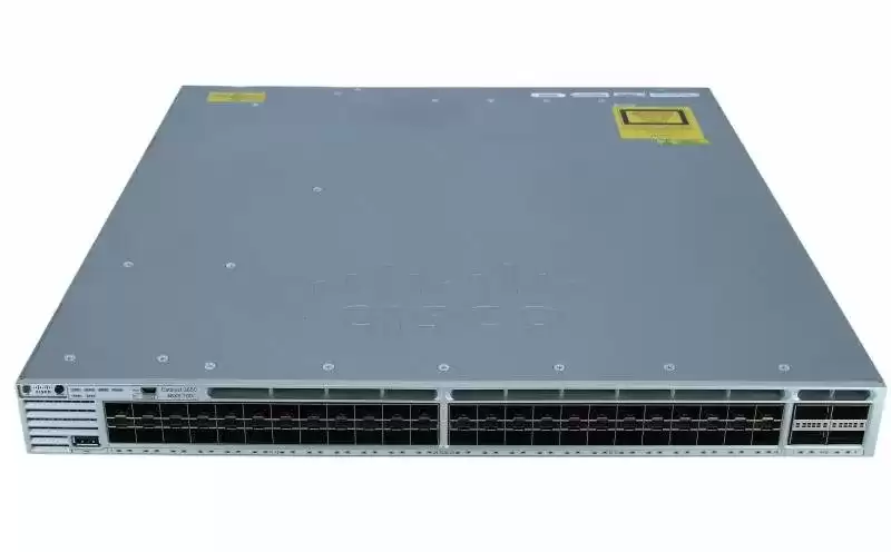 Cisco WS-C3850-48XS-F-S Catalyst 3850 Series 48-Ports 10GbE SFP+ Rack Mountable Layer 3 Managed Network Switch with 4-Ports QSFP+