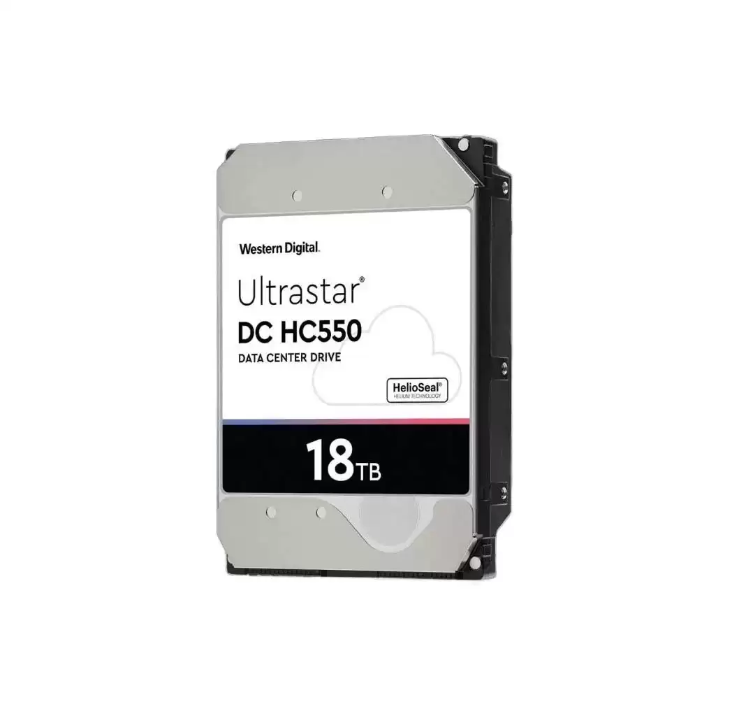 Western Digital WUH721818ALE6L0 Ultrastar DC HC550 18TB SATA 6Gb/s 7200RPM 512MB Cache (ISE / 512e) 3.5-inch Internal Hard Drive