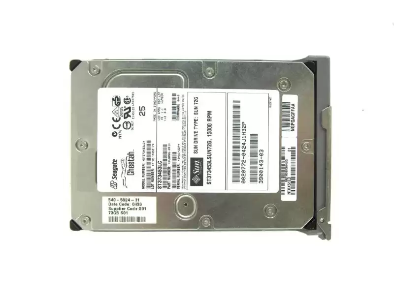 Sun XRA-SC1N2-73G15K 73.4GB Ultra-320 SCSI LVD 80-Pin Hot Swap 15000RPM 3.5-inch Internal Hard Drive