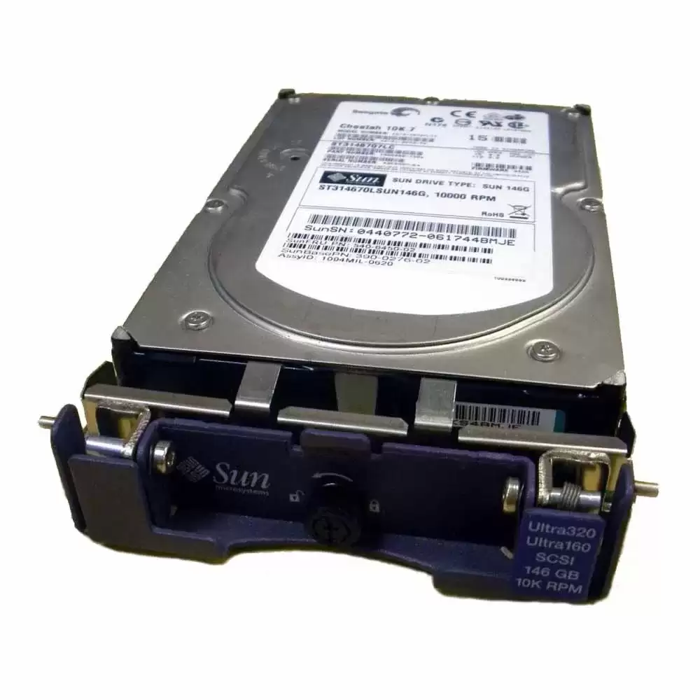 Sun XTA-SC1NC-146G10K 146GB Ultra-320 SCSI LVD 80-Pin Hot Swap 10000RPM 8MB Cache 3.5-inch Internal Hard Drive with Tray for StorEdge 3310 and 3320