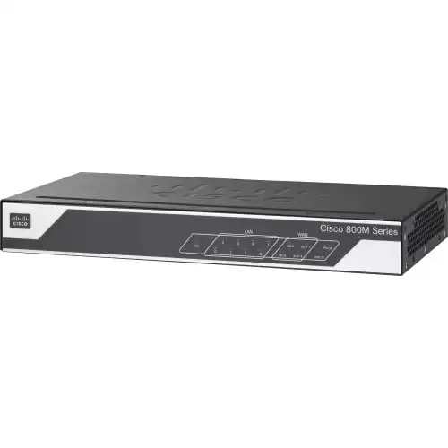 Cisco C841M-4X/K9 800M Series 6-Ports 1GbE LAN/WAN Rack Mountable Router