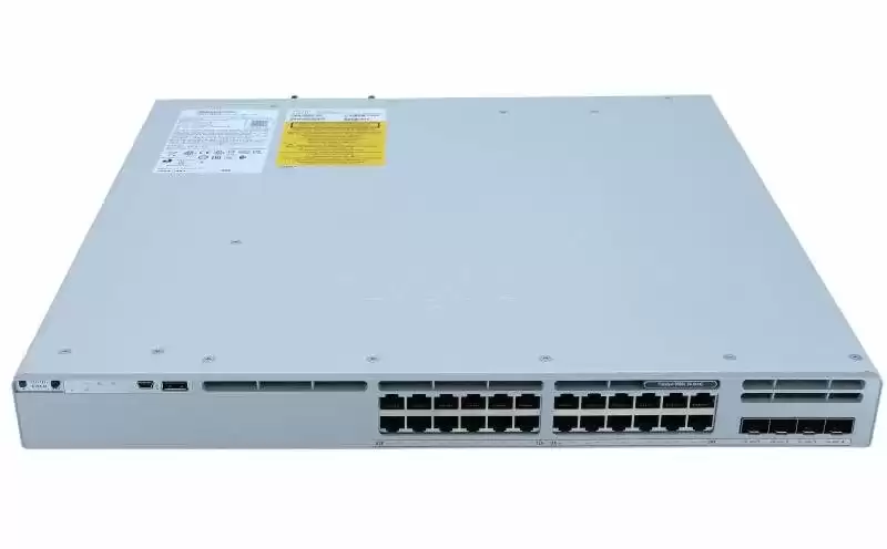 Cisco C9300L-24T-4G-A Catalyst 9300L 24-Ports 1GbE RJ-45 Rack Mountable Layer 3 Managed Network Switch with 4-Ports SFP