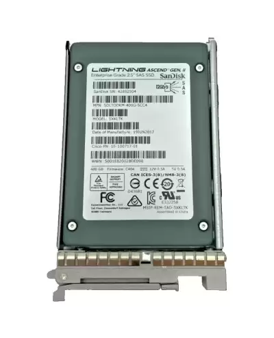 Cisco 400GB SAS 12Gb/s 2.5-inch SFF Solid State Drive (SSD) 16-100717-01