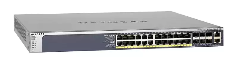 Netgear GSM7228S ProSafe 24-Ports 1GbE RJ-45 Rack Mountable Layer 2 Managed Stackable Switch with 4-Ports SFP