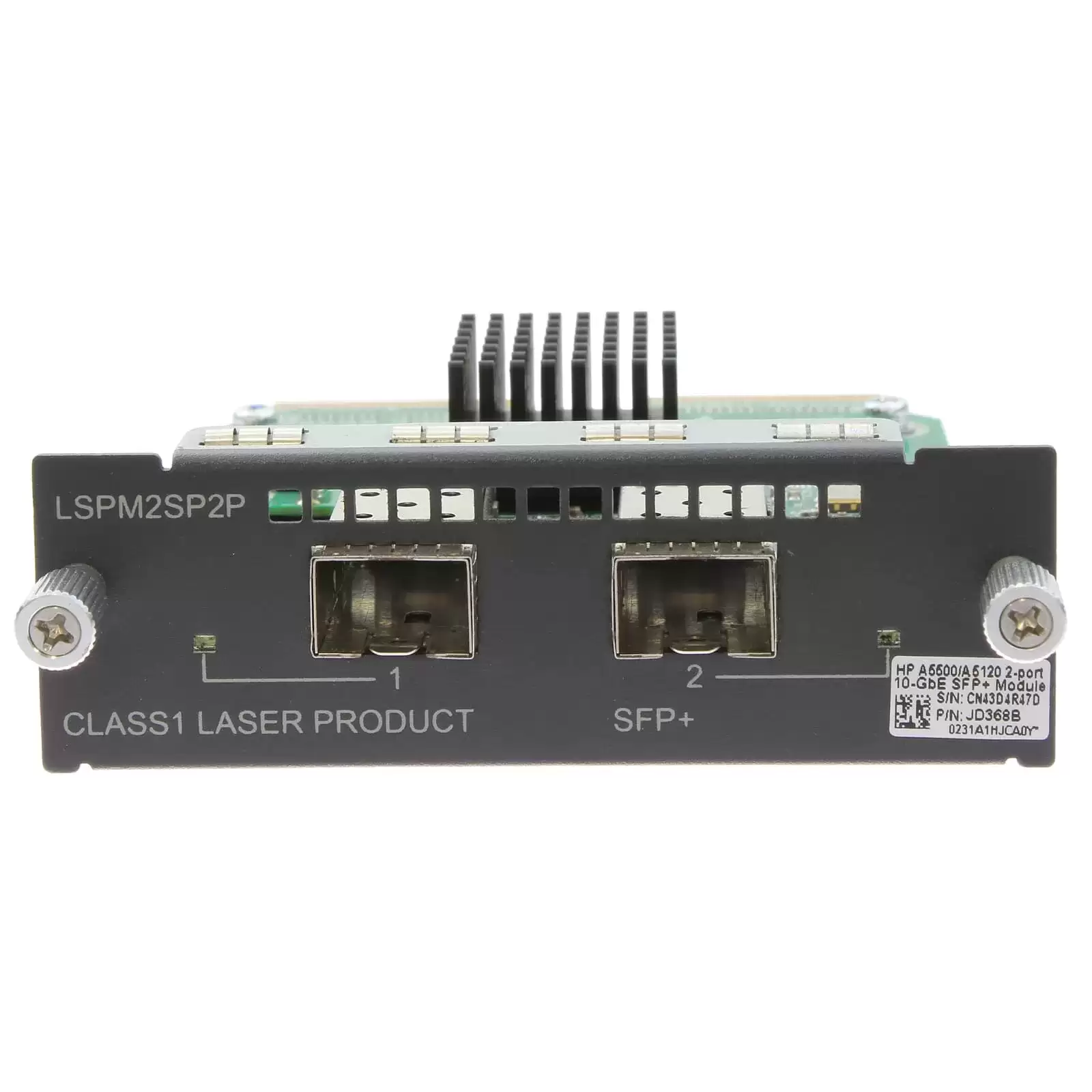 HPE LSPM2SP2P Dual-Ports 10GbE SPF+ Network Module for A5500//E4800/E4500