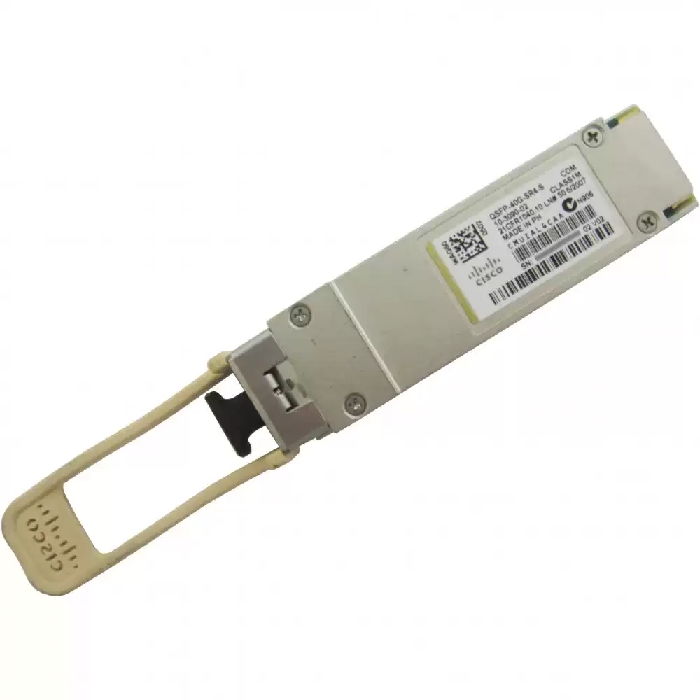 Cisco QSFP-40G-SR4-S= 40GBASE-SR4 Multi-Mode Fibre 100m 850nm MPO-12/MTP Connector QSFP+ Transceiver Module