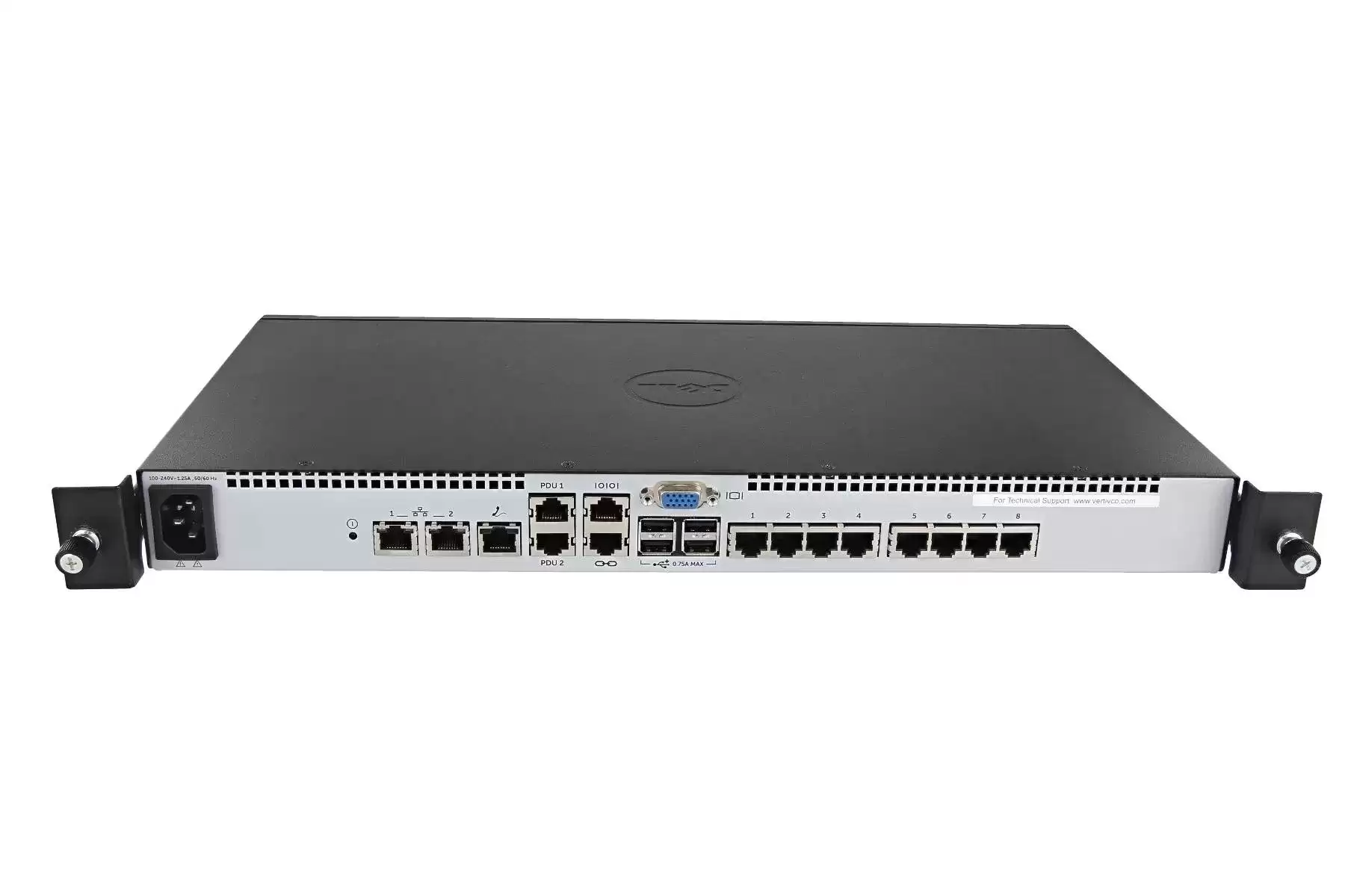 Avocent SC180-001 Cybex SwitchView SC100 8-Ports 1U Rack Mountable ...