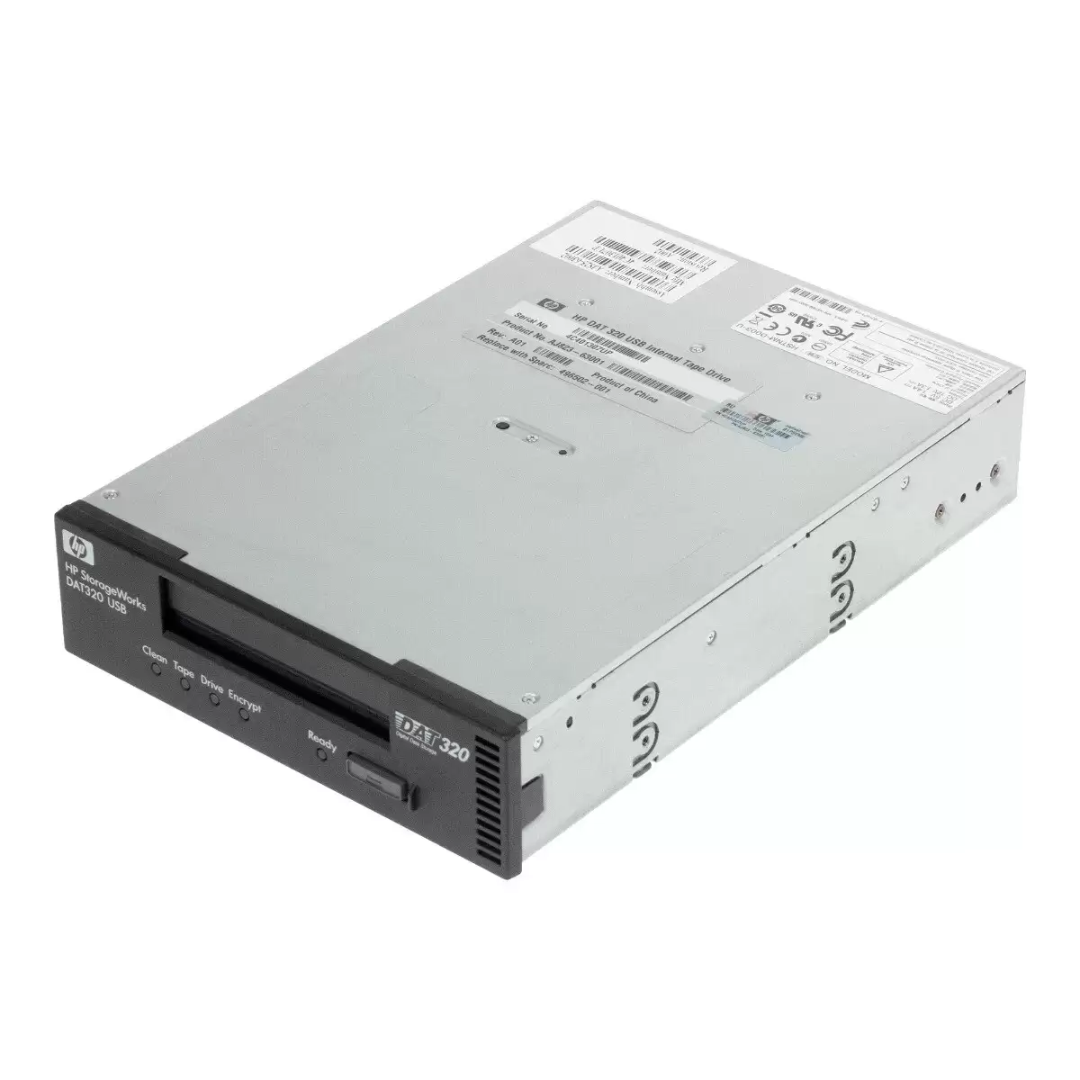 HPE 496502-001 StorageWorks DAT320 160GB (Native) / 320GB (Compressed) DAT-320 USB 2.0 Standalone External Tape Drive