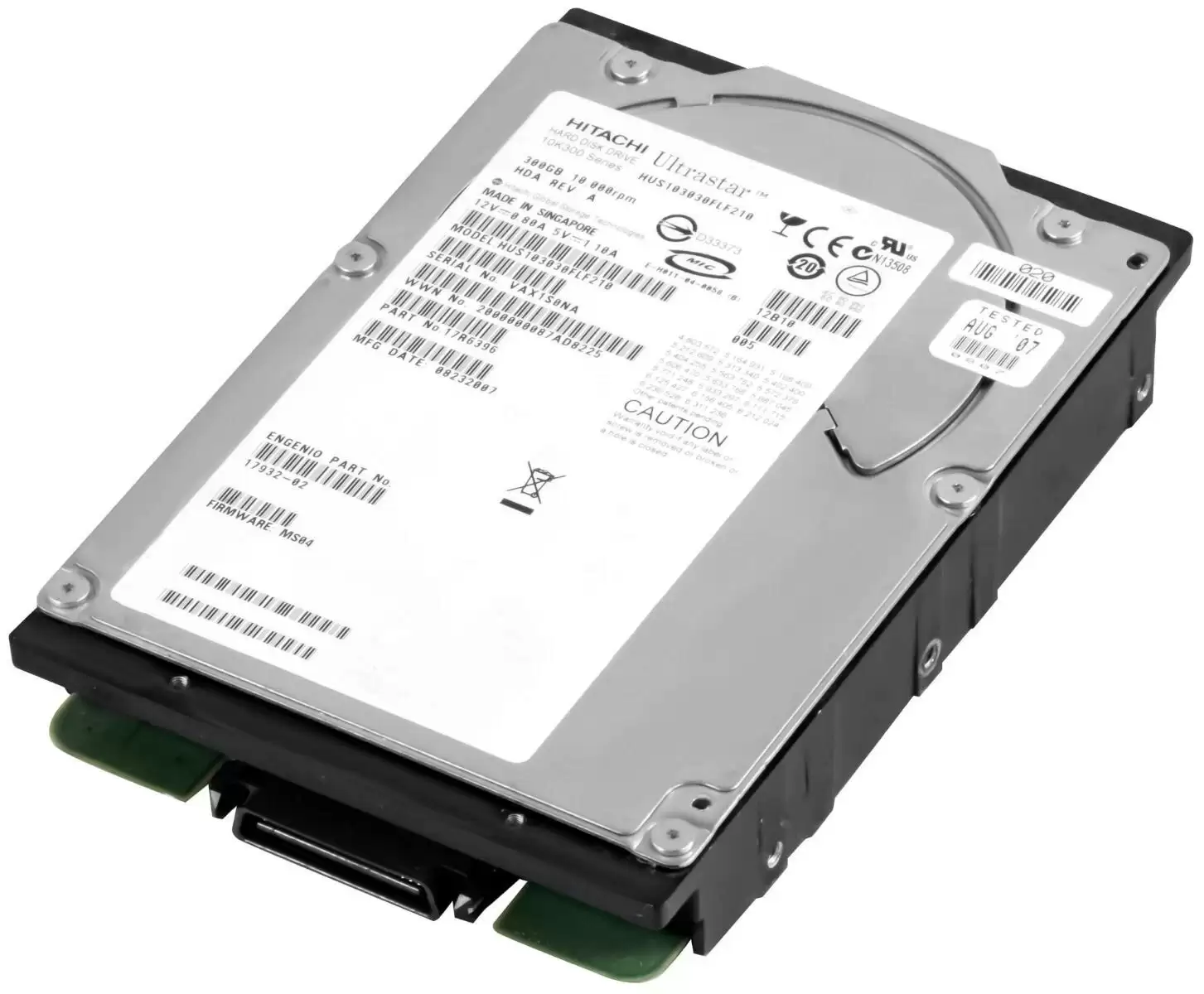 HGST HUS103030FLF210 Ultrastar 300GB Fibre Channel 40Pin 2Gb/s 3.5inch Internal Hard Drive