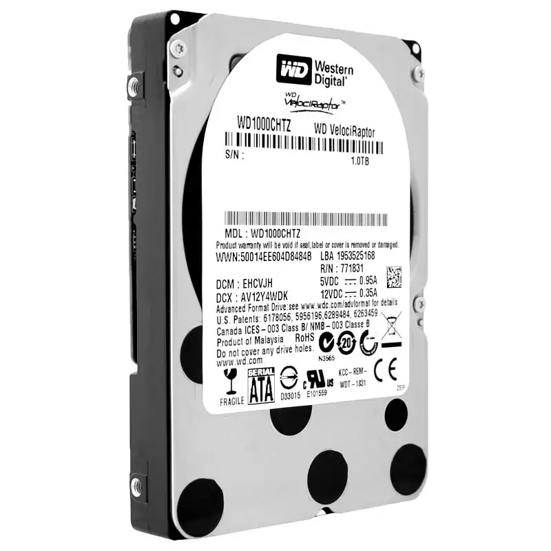 Western Digital WD1000CHTZ Digital VelociRaptor 1TB SATA 6Gb/s 2.5inch Internal Hard Drive