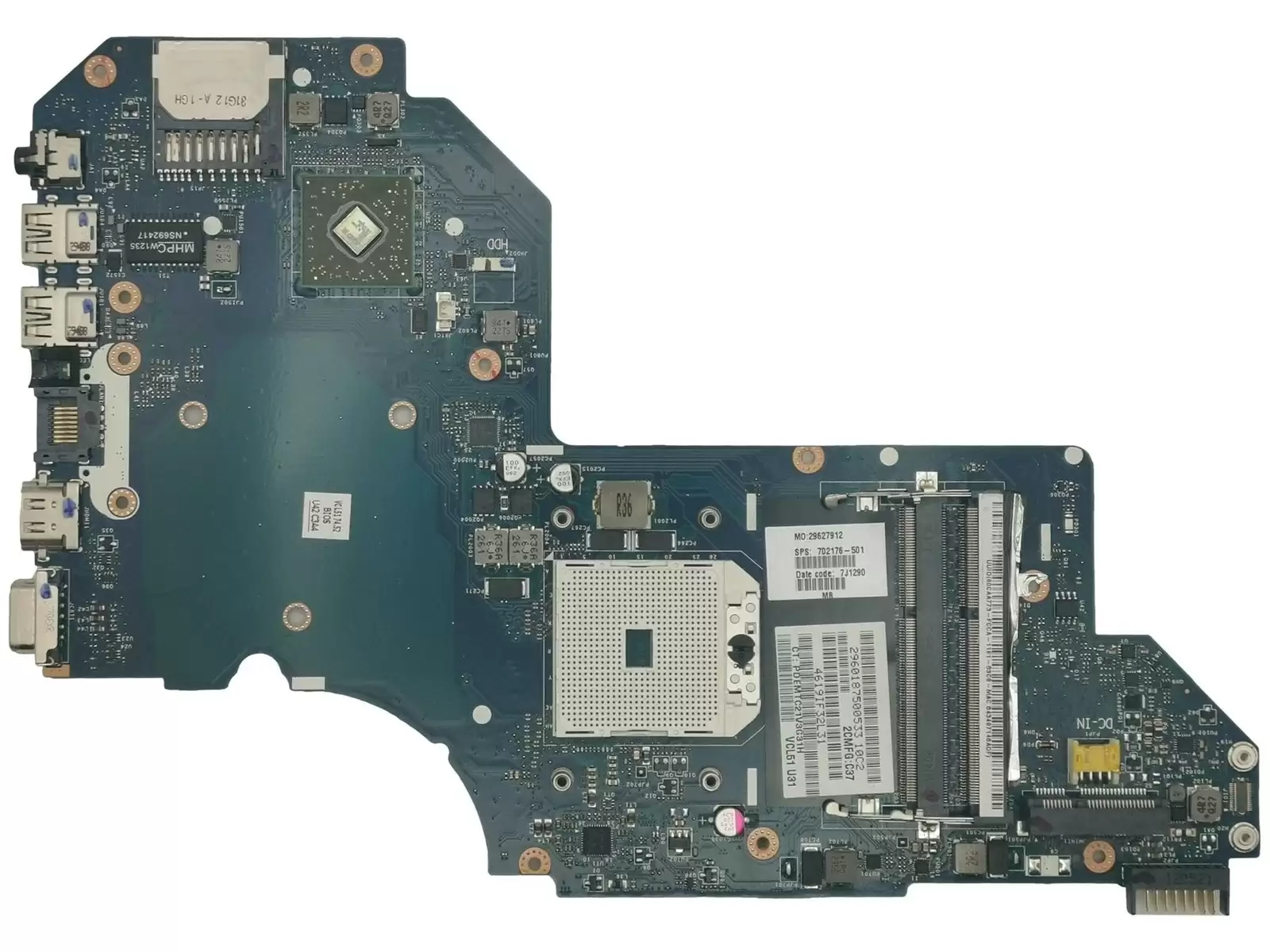 HPE 702176-501 Motherboard For Envy M6-1100 Amd Fs1 Notebook PC