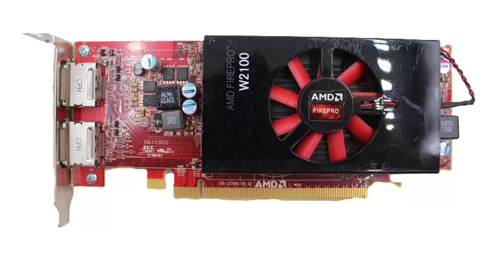Dell Y5FR3 FirePro W2100 2GB GDDR3 PCI-Express 3.0 x16 DisplayPort DVI Full Height Video Card
