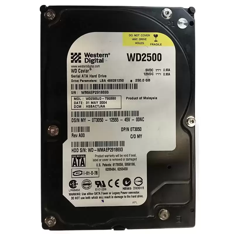 Dell T3050 250GB SATA 3Gb/s 7200RPM 3.5-inch Internal Hard Drive