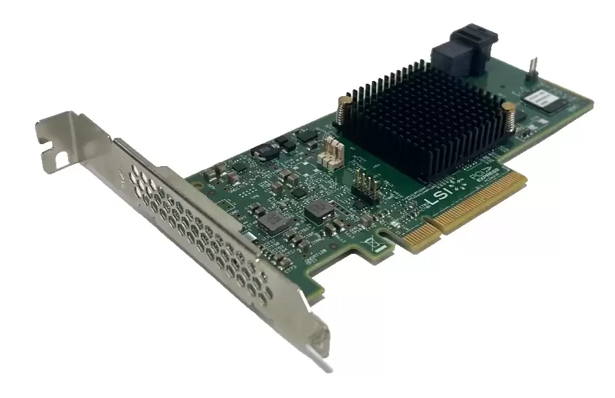 LSI LSI00439 Logic MegaRAID 8 Ports SATA/SAS 12GbE PCI-Express 3.0 Low Profile RAID Controller Card