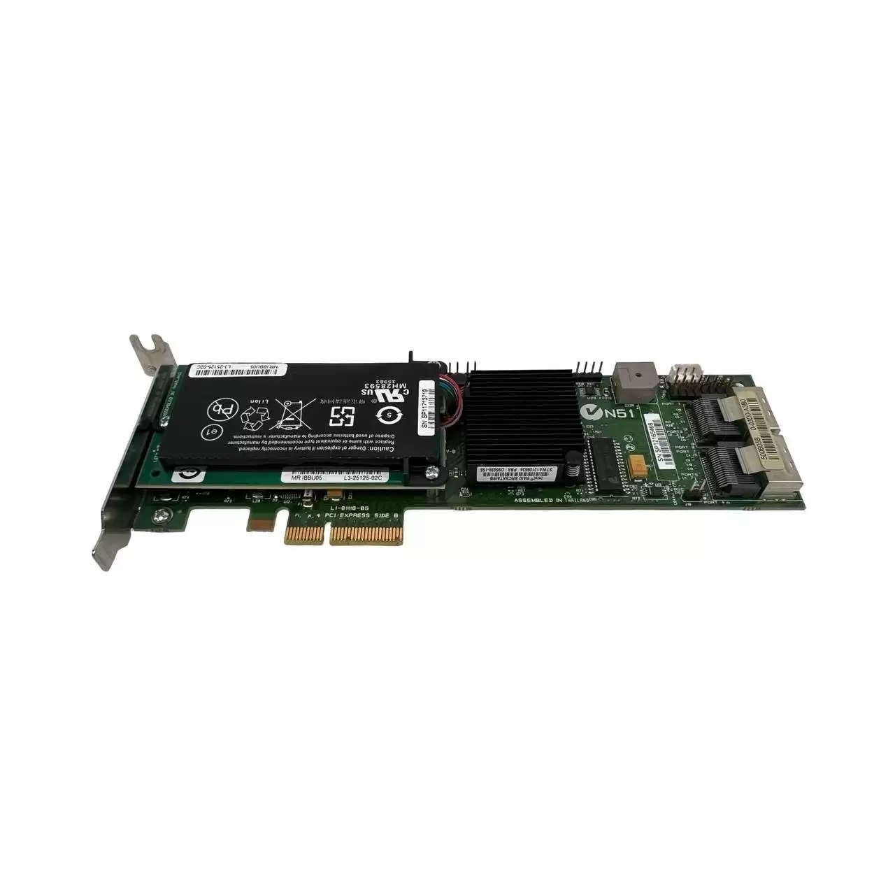 LSI L1-01116 Logic MegaRAID 8704ELP Quad Ports SAS 3GbE PCI-Express Controller Card