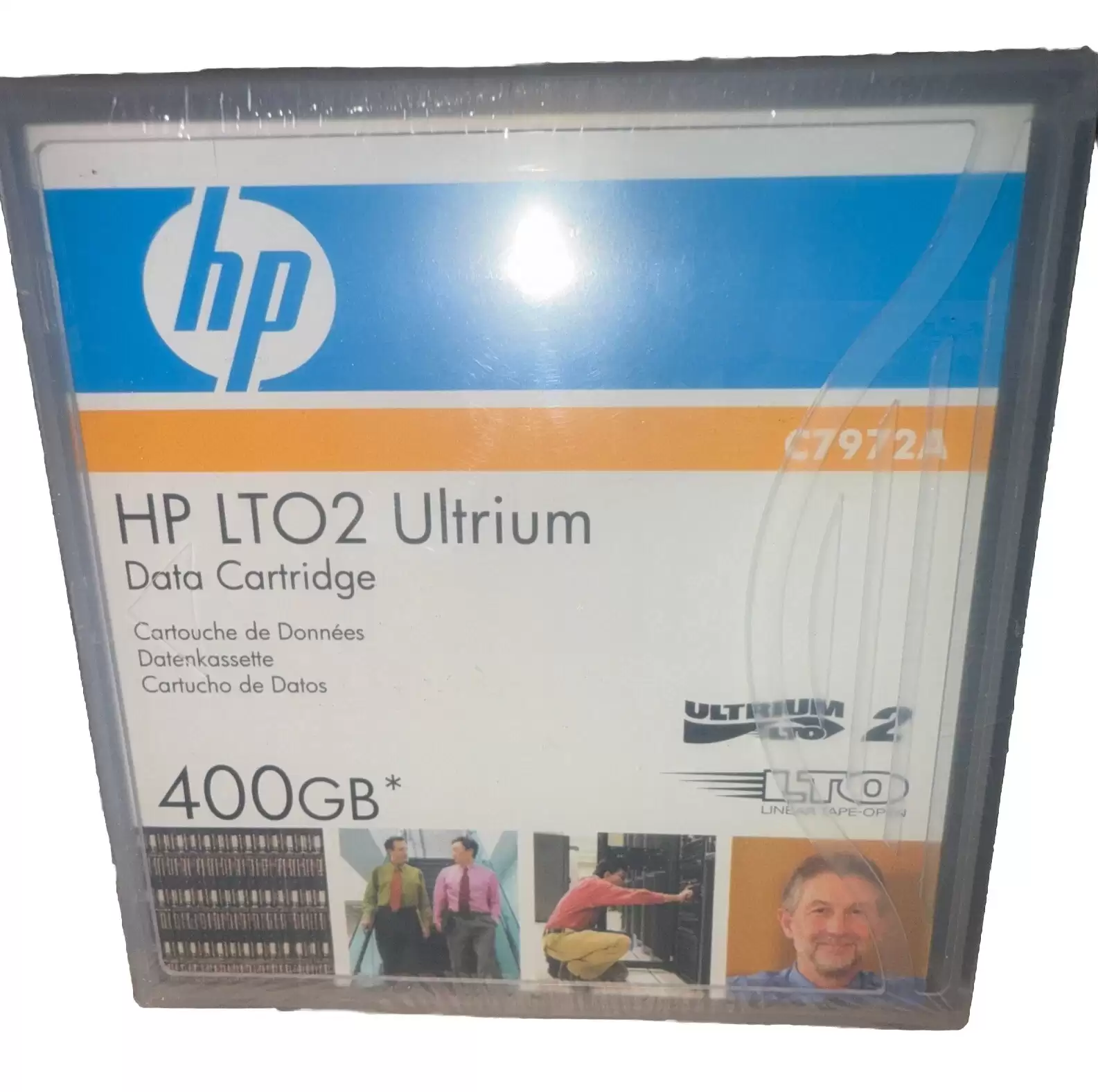 HPE C7972-60000 200GB Native / 400GB Compressed LTO-2 Data Cartridge