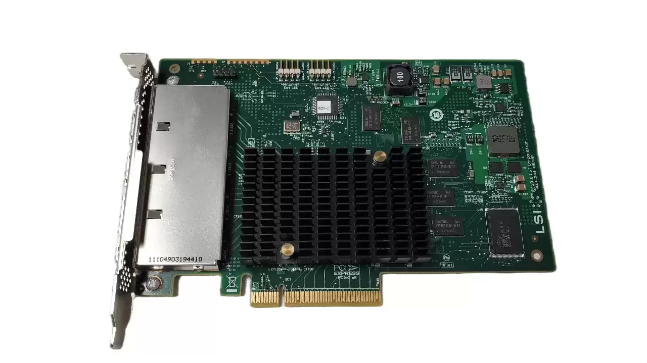 LSI 9201-16E Logic ORT 16-Lanes SAS/SATA 6GbE PCI-Express 2.0 x8 Full Height Host Bus Adapter