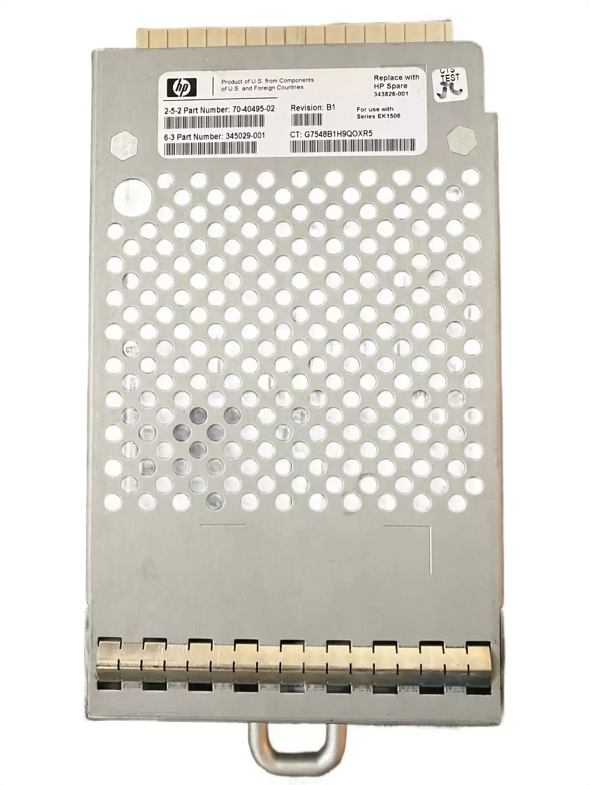 HPE 345029-001 MSA500 Dual Ports Ultra320 SCSI Storage Controller Module