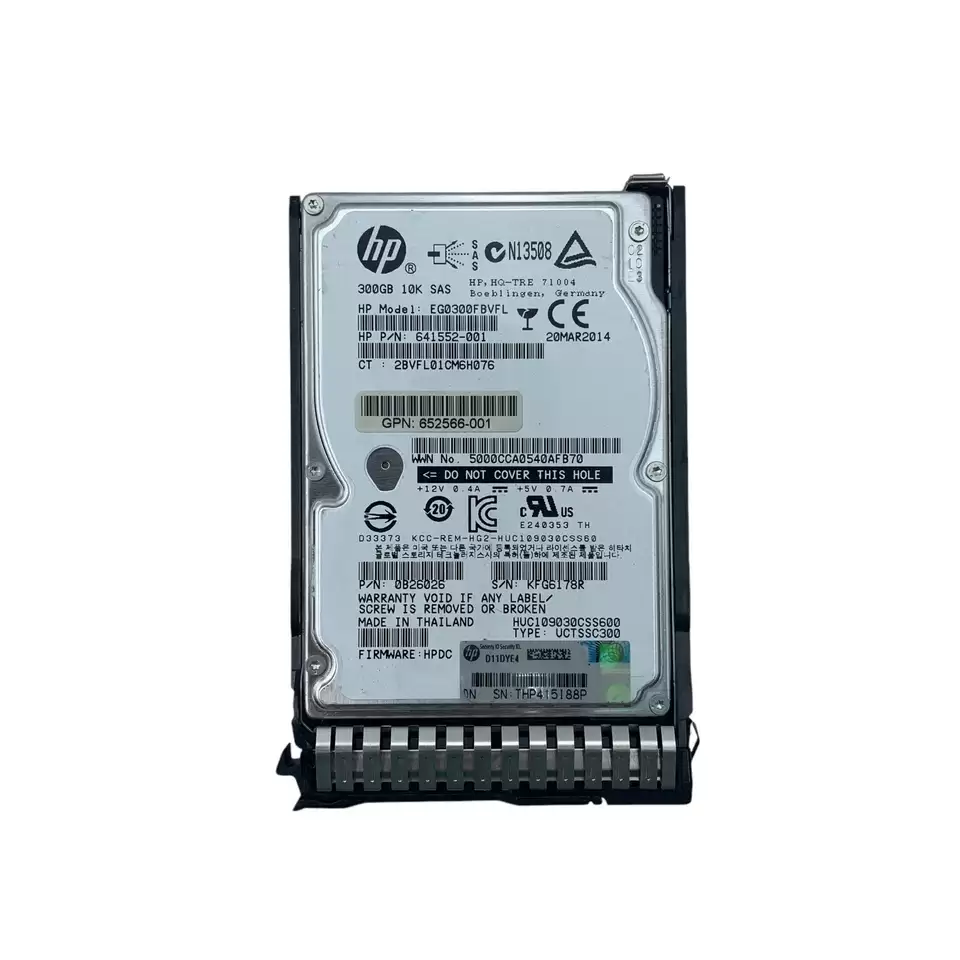 HPE 581311-001 600GB SAS 6Gb/s Hot Swap 2.5Inch Internal Hard Drive for MSA