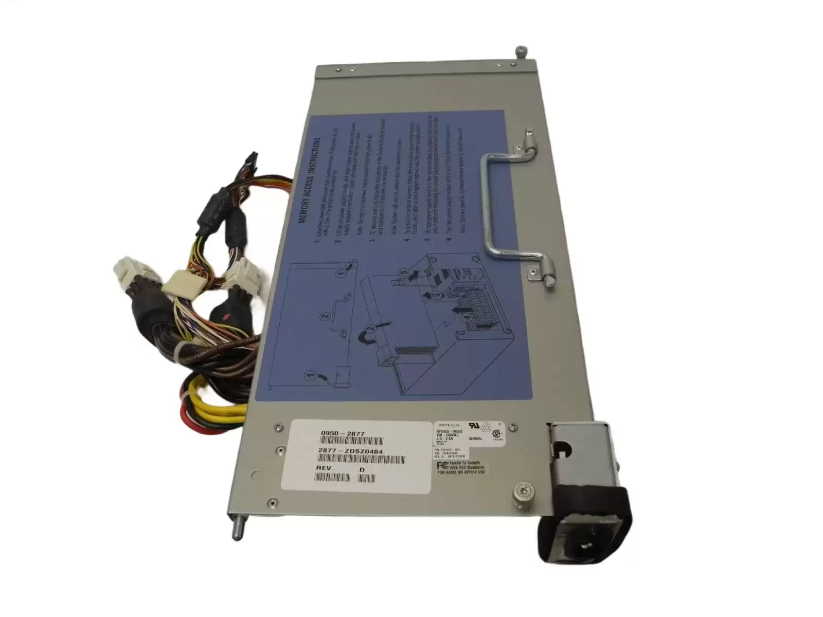 HPE 700444-001 500-Watts AC Input Power Supply for WorkStations B1000 and C3000