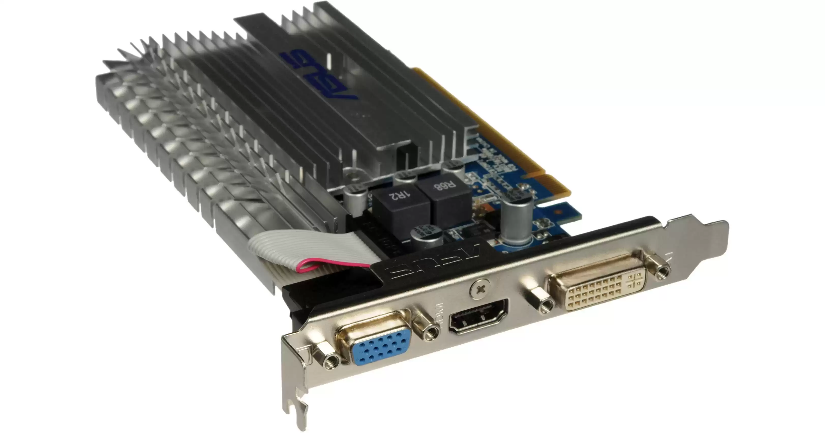 ASUS 8400GS-1GD3-SL GeForce 8400 GS 1GB GDDR3 64-Bit PCI-Express 2.0 x16 HDCP Ready Low Profile Ready Video Graphics Card