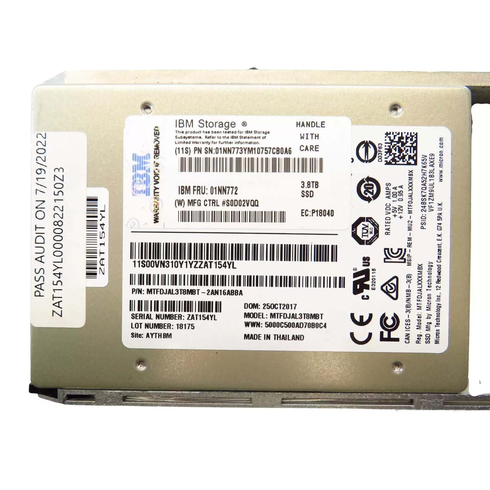 IBM 00AJ213 400GB SAS 6Gb/s Hot Swap MLC 2.5-inch Solid State Drive