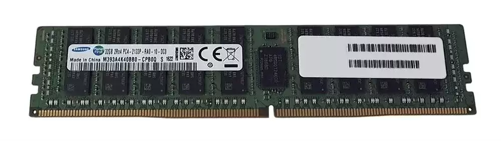 Samsung M393A4K40BB0-CPB0 32GB 2133MHz DDR4 PC4-17000 ECC Registered CL15 288-Pin DIMM 1.2V Dual Rank X4 Memory Module