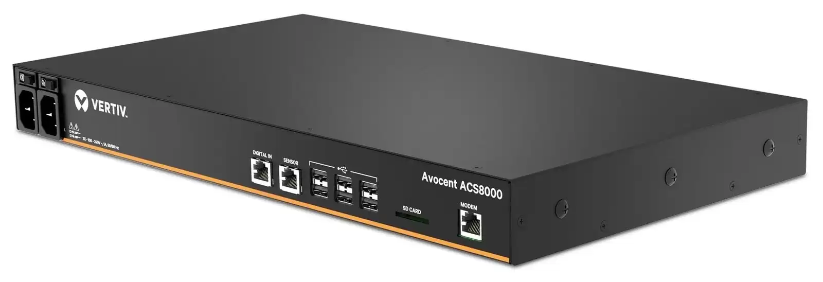 Avocent ACS8016MDAC ACS8000 16-Ports 1GbE RJ-45 Serial Ports Dual-AC Serial Console Switch