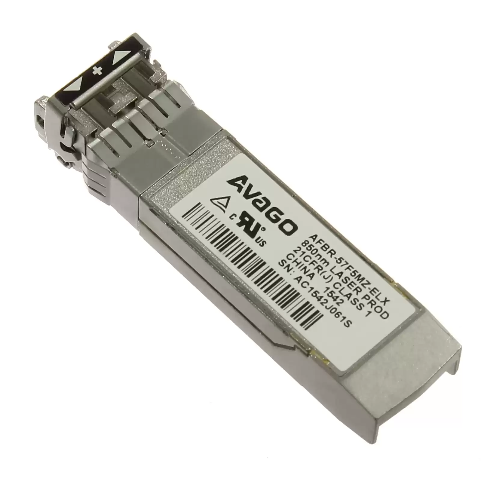 Avago AFBR-57F5MZ-ELX 16GBASE-SW Multi-Mode Fibre 125m 850nm Dual LC Connector Fibre Channel SFP+ Optical Transceiver Module