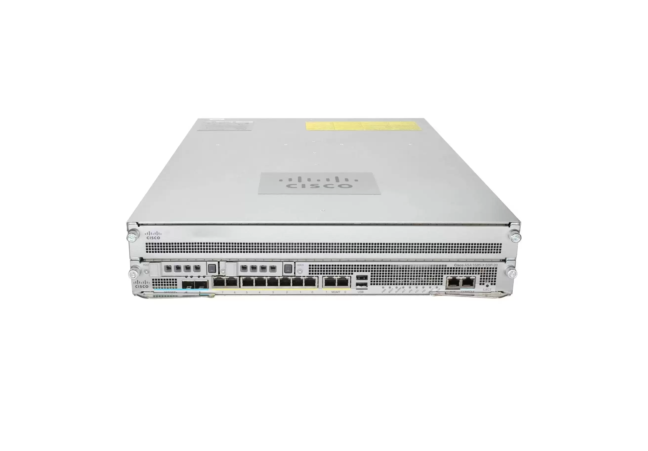 Cisco ASA5585-SSP-20 ASA 5585-X 8-Ports 1GbE RJ-45 2U Rack Mount Firewall Security Processor