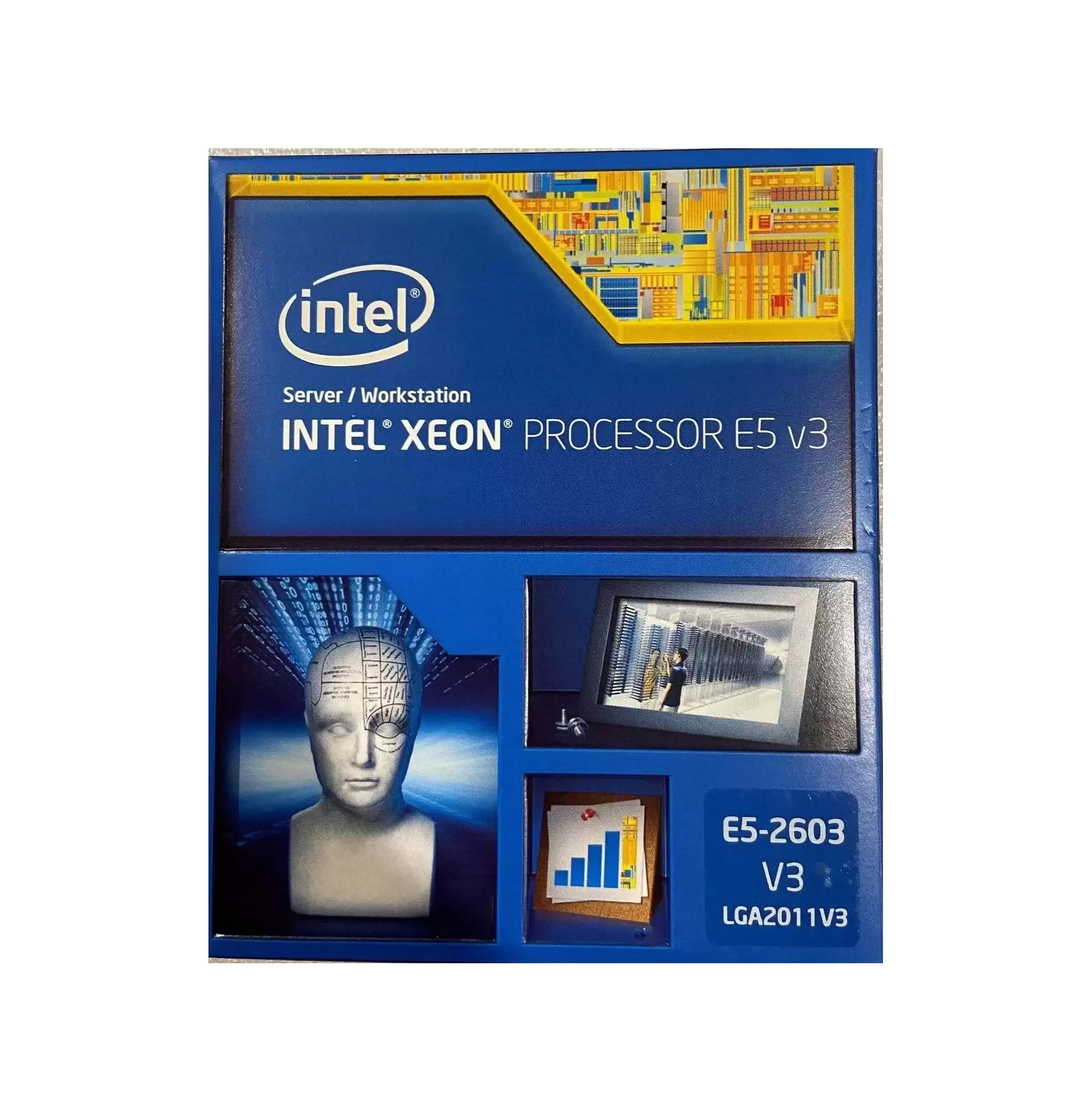 Intel BX80644E52603V3 Xeon E5-2603 v3 6-Core 1.60GHz 6.4GT/s QPI-2 15MB Socket LGA2011 Processor